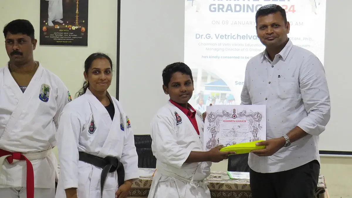 Karate Belt Ceremony